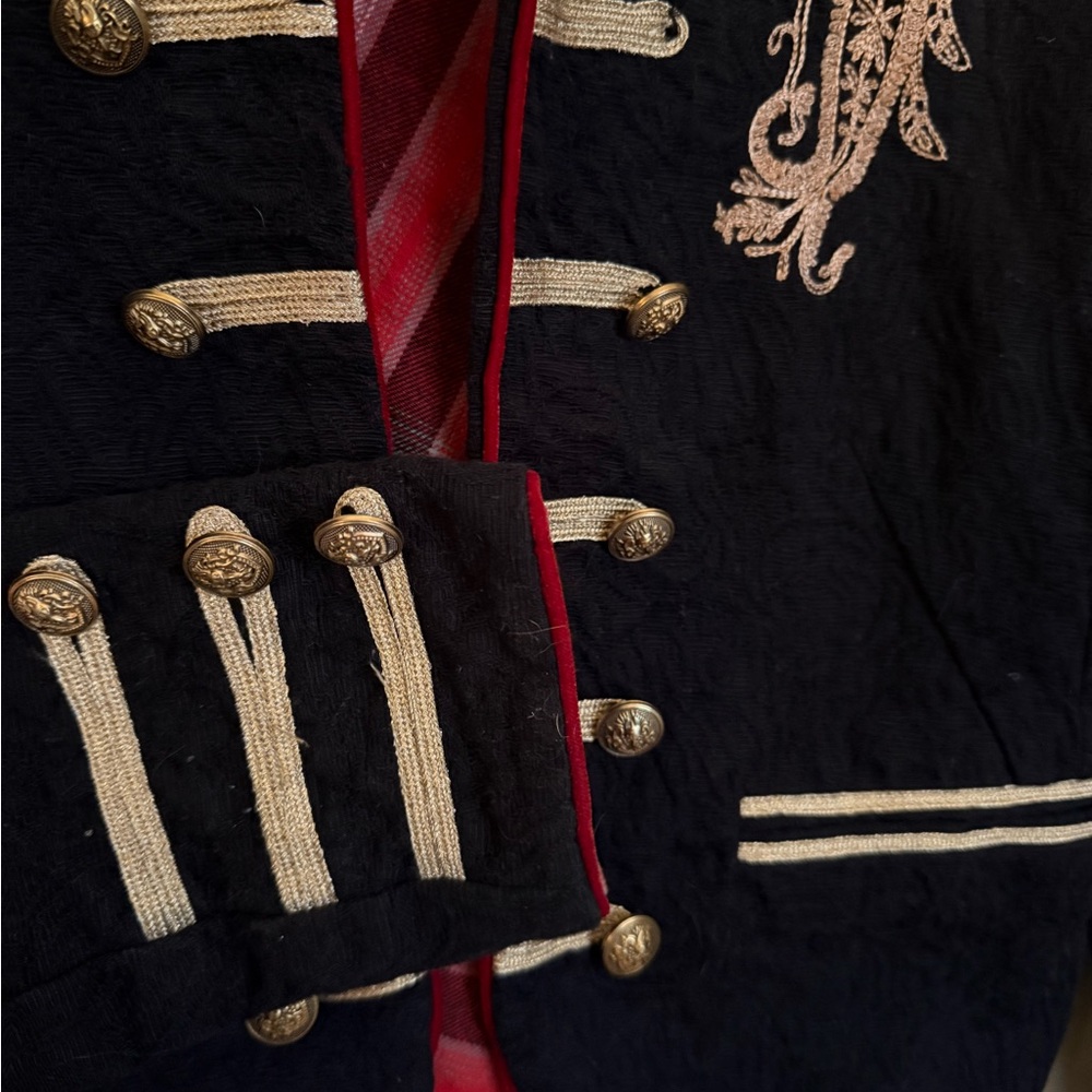 Free People Lauren Band Military Jacket-Size - Picture 5 of 6